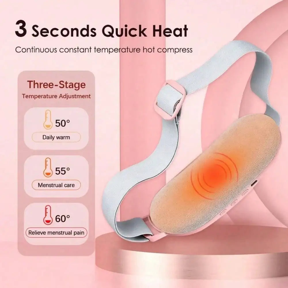 Ceinture chauffante de massage électrique Xiaomi, vibrateur pour spasmes menstruels, soulagement approprié de l'inconfort menstruel, maintien de la taille et de l'abdomen au chaud, nouveau