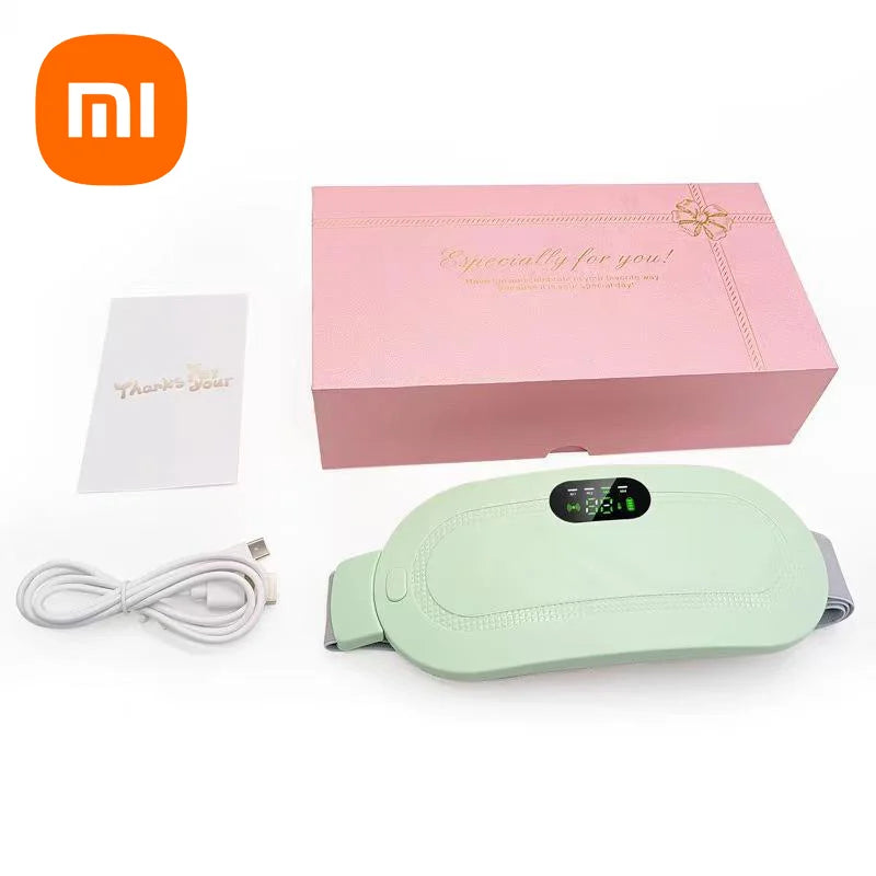 Ceinture chauffante de massage électrique Xiaomi, vibrateur pour spasmes menstruels, soulagement approprié de l'inconfort menstruel, maintien de la taille et de l'abdomen au chaud, nouveau