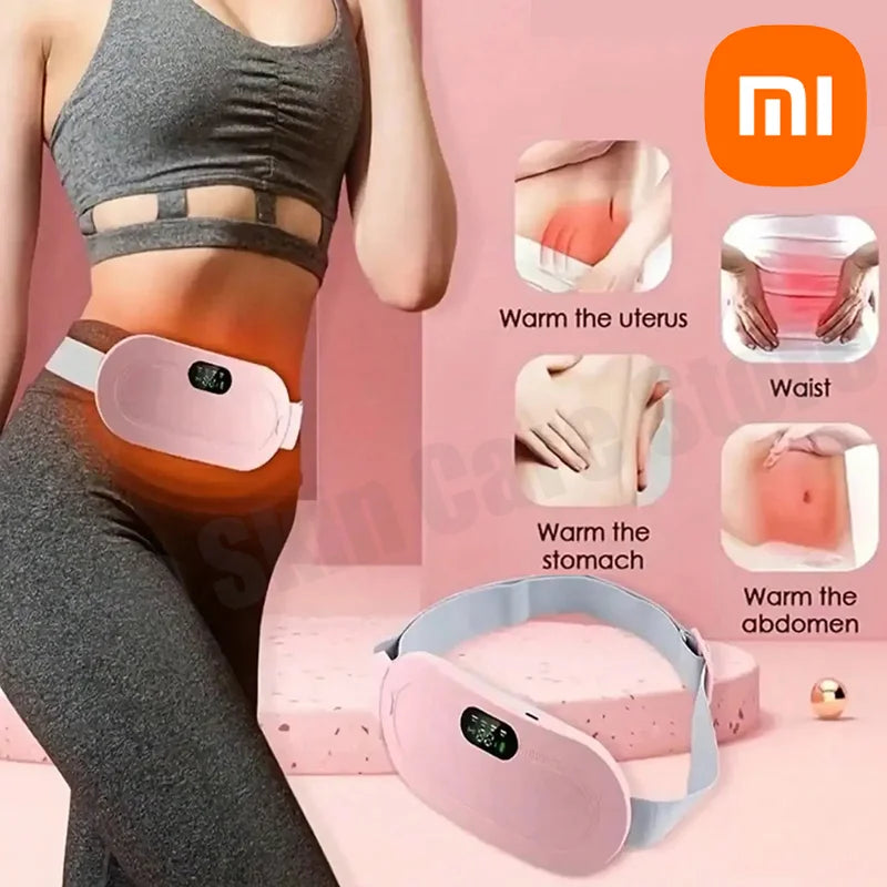 Ceinture chauffante de massage électrique Xiaomi, vibrateur pour spasmes menstruels, soulagement approprié de l'inconfort menstruel, maintien de la taille et de l'abdomen au chaud, nouveau