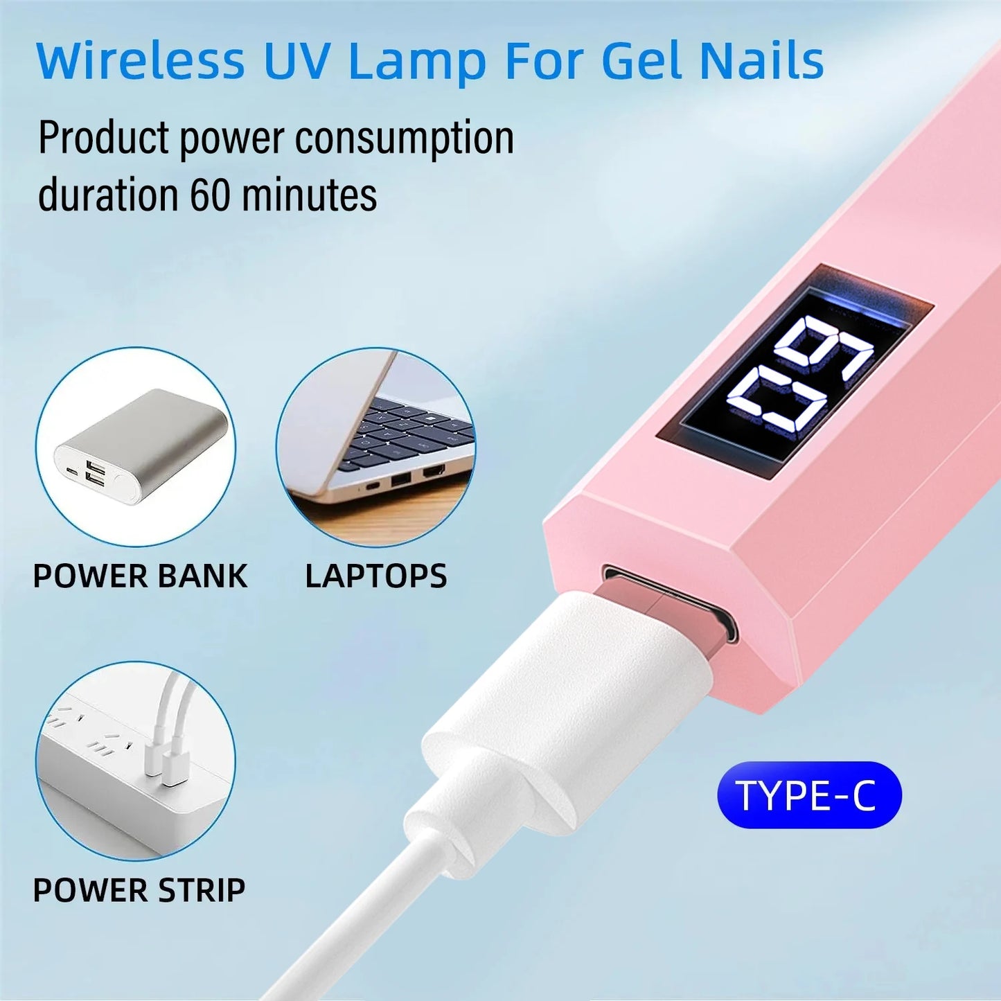 YIKOOLIN-Lampe sèche-ongles UV/LED aste par USB, outil de manucure, séchage rapide