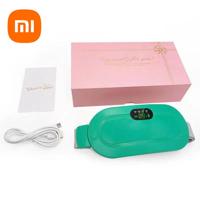 Ceinture chauffante de massage électrique Xiaomi, vibrateur pour spasmes menstruels, soulagement approprié de l'inconfort menstruel, maintien de la taille et de l'abdomen au chaud, nouveau