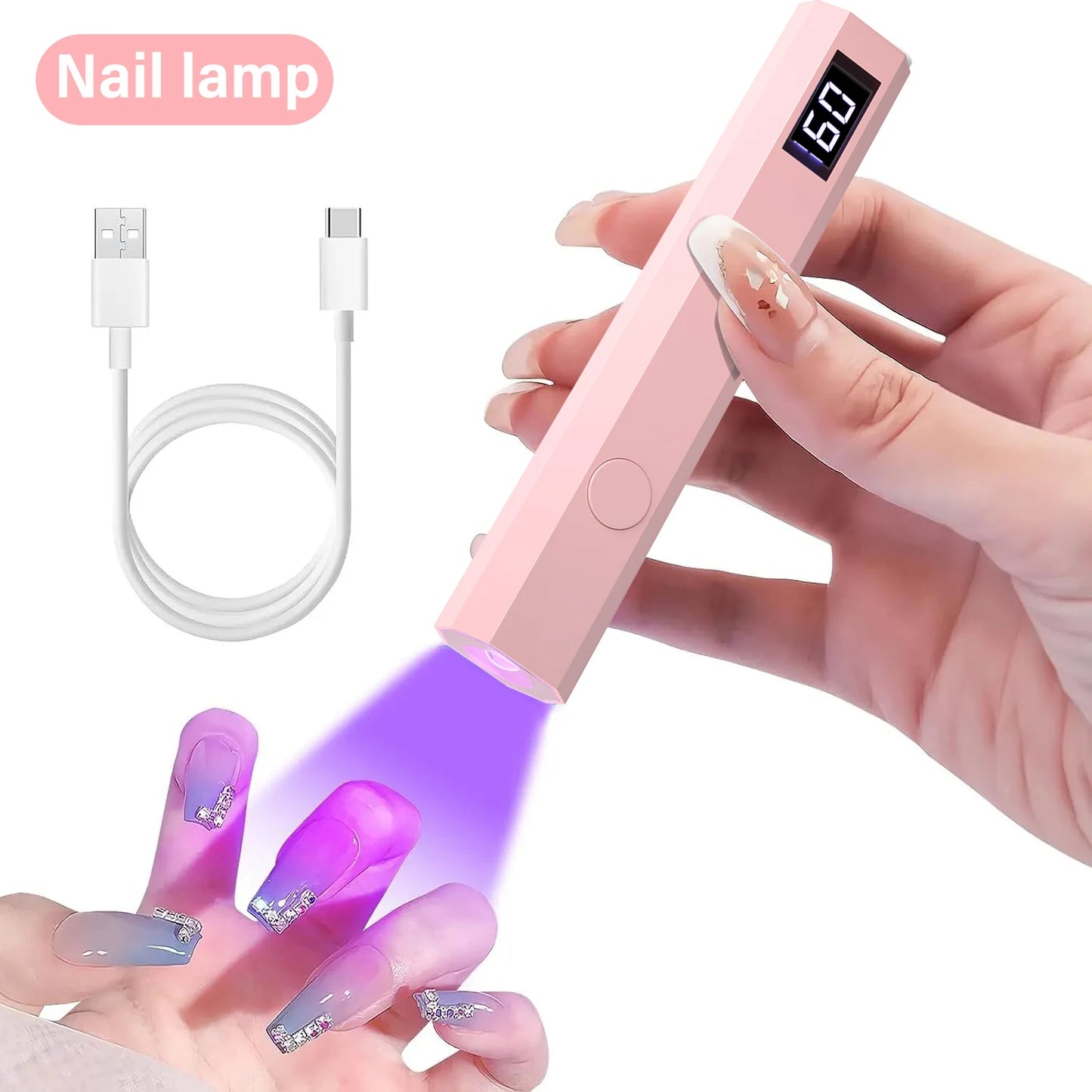 YIKOOLIN-Lampe sèche-ongles UV/LED aste par USB, outil de manucure, séchage rapide