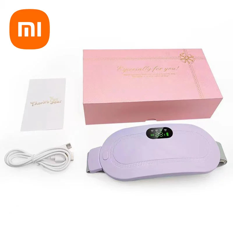 Ceinture chauffante de massage électrique Xiaomi, vibrateur pour spasmes menstruels, soulagement approprié de l'inconfort menstruel, maintien de la taille et de l'abdomen au chaud, nouveau